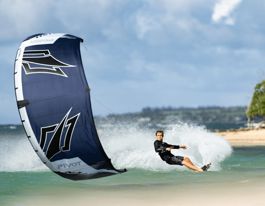 Windsurfing with premium equipment